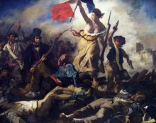 Eugene Delacroix, Wolno wiodca lud na barykady (1830), Pary, Luwr