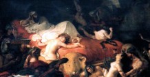 Eugene Delacroix, Smier Sardanapala (1827 � 1828), fragment, Pary, Luwr
(fot. dla Biesiady � Katarzyna Wjcik)